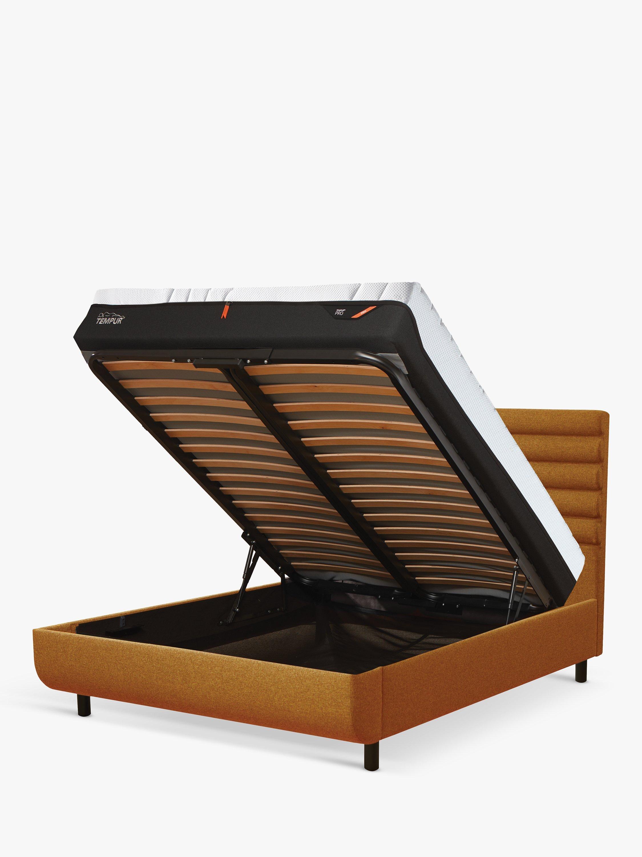 TEMPUR® Arc™ Ottoman Storage Vectra Upholstered Bed Frame, King Size