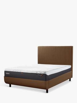 TEMPUR® Arc™ Static Disc Vertical Upholstered Bed Frame, King Size - view 2, Brown