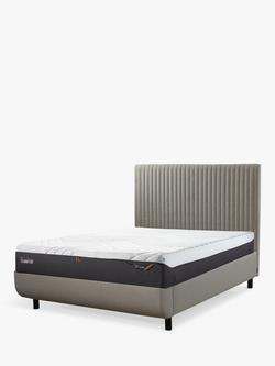 TEMPUR® Arc™ Static Disc Vertical Upholstered Bed Frame, Super King Size - view 2, Warm Stone