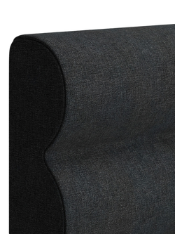 TEMPUR® Arc™ Adjustable Disc Vectra Upholstered Bed Frame, King Size - view 2, Dark Stone