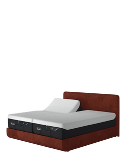 TEMPUR® Arc™ Adjustable Disc Upholstered Bed Frame, Super King Size, Copper