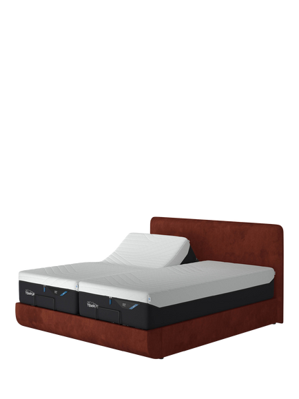 TEMPUR® Arc™ Adjustable Disc Upholstered Bed Frame, Super King Size, Copper