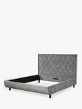 TEMPUR® Arc™ Static Disc Quilted Upholstered Bed Frame, Super King Size