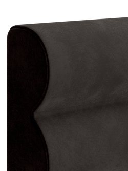 TEMPUR® Arc™ Static Disc Vectra Upholstered Bed Frame, Super King Size - view 2, Dark Grey