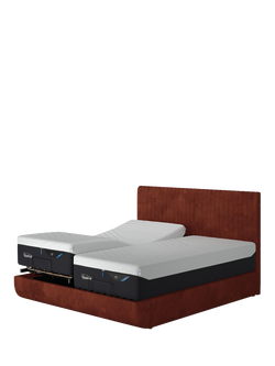 TEMPUR® Arc™ Adjustable Disc Vertica Upholstered Bed Frame, King Size - view 2, Copper