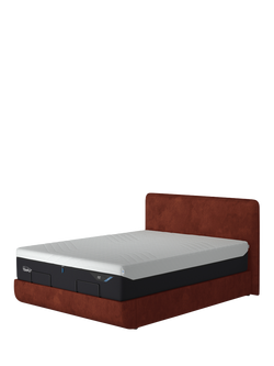 TEMPUR® Arc™ Static Disc Form Upholstered Bed Frame, King Size, Copper