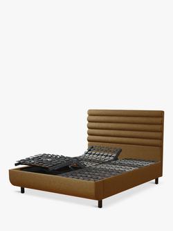 TEMPUR® Arc™ Adjustable Disc Vectra Upholstered Bed Frame, Super King Size - view 2, Brown