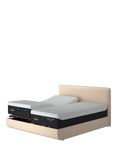TEMPUR® Arc™ Adjustable Disc Upholstered Bed Frame, Super King Size, Sand