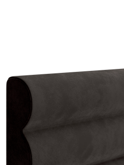 TEMPUR® Arc™ Static Disc Vectra Upholstered Bed Frame, King Size - view 2, Dark Grey