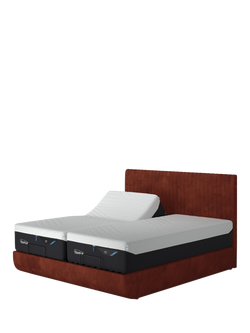 TEMPUR® Arc™ Adjustable Disc Vertica Upholstered Bed Frame, Super King Size, Copper