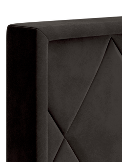 TEMPUR® Arc™ Adjustable Disc Quilted Upholstered Bed Frame, King Size - view 2, Dark Grey