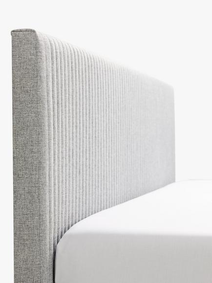 TEMPUR® Arc™ Static Disc Vertical Upholstered Bed Frame, King Size - view 2, Stone