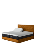 TEMPUR® Arc™ Adjustable Disc Quilted Upholstered Bed Frame, King Size, Gold