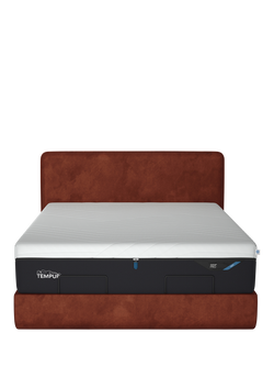 TEMPUR® Arc™ Static Disc Form Upholstered Bed Frame, Super King Size - view 2, Copper
