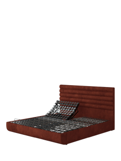 TEMPUR® Arc™ Adjustable Disc Vectra Upholstered Bed Frame, Super King Size, Copper