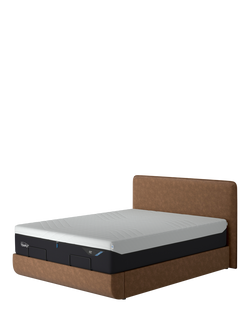 TEMPUR® Arc™ Static Disc Form Upholstered Bed Frame, King Size, Brown