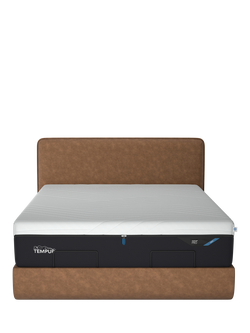 TEMPUR® Arc™ Static Disc Form Upholstered Bed Frame, King Size - view 2, Brown