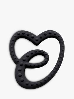 Etta Loves Baby Natural Rubber Teether, Black, Black