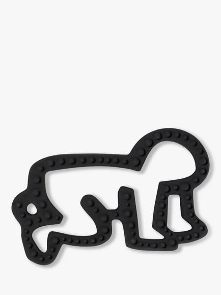 Etta Loves x Keith Haring Baby Natural Rubber Teether, Black, Keith Haring