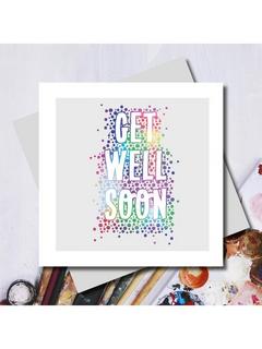 Marina B Designs Colorful Get Well Soon Greeting Card