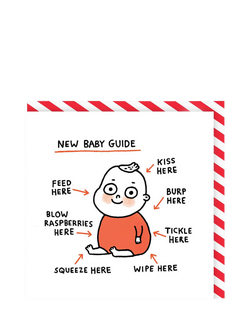 Ohh Deer Guide New Baby Card, Multi