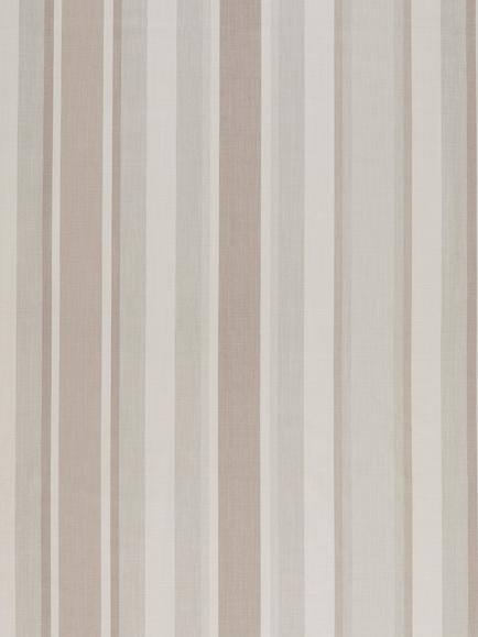 Laura Ashley Awning Stripe Furnishing Fabric, Dove Grey