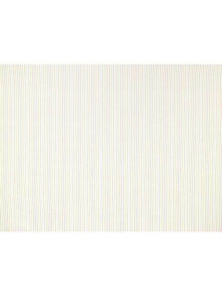 Laura Ashley Candy Stripe Furnishing Fabric, Pale Ochre