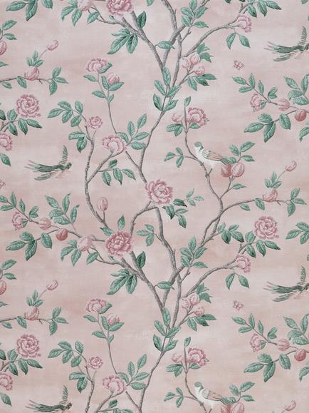Laura Ashley Eglantine Furnishing Fabric, Blush