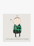 Rosie Made A Thing Golf Greeting Card
