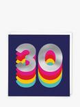 Redback Cards Navy 30th Birthday Card