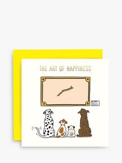 Susan O'Hanlon Dogs At Museum Greeting Card