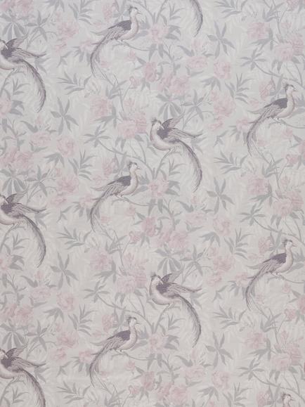 Laura Ashley Osterley Birds Furnishing Fabric, Moonbeam