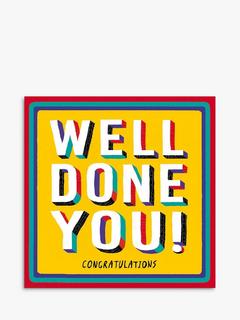 Woodmansterne You Did It Greeting Card