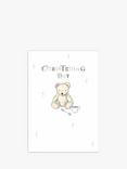 Woodmansterne Little TeddyBear Christening Card