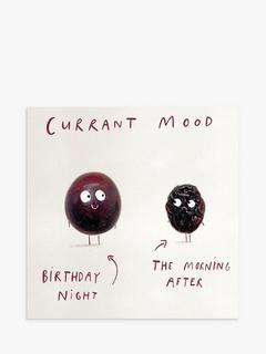 Woodmansterne Currant Mood Birthday Card