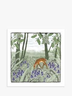 Woodmansterne Blue Bells Wood Greetings Card