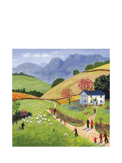 Woodmansterne Countryside With Pub Birthday Card, Multi