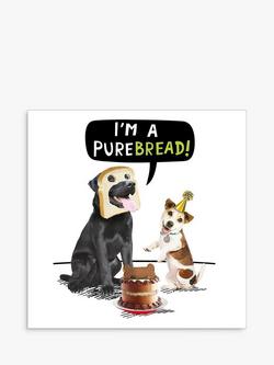 Woodmansterne I'm A Purebread Greeting Card, Multi