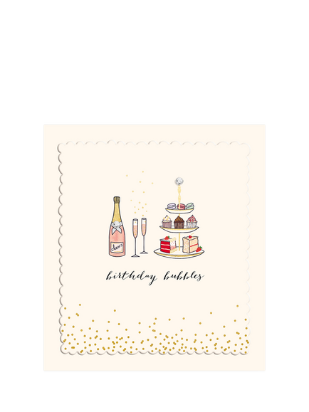 The Proper Mail Company Afternoon Tea Birthday Card, Multi