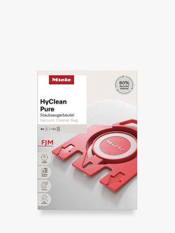 Miele FJM HyClean Pure Vacuum Cleaner Bags, Pack of 4, Multi
