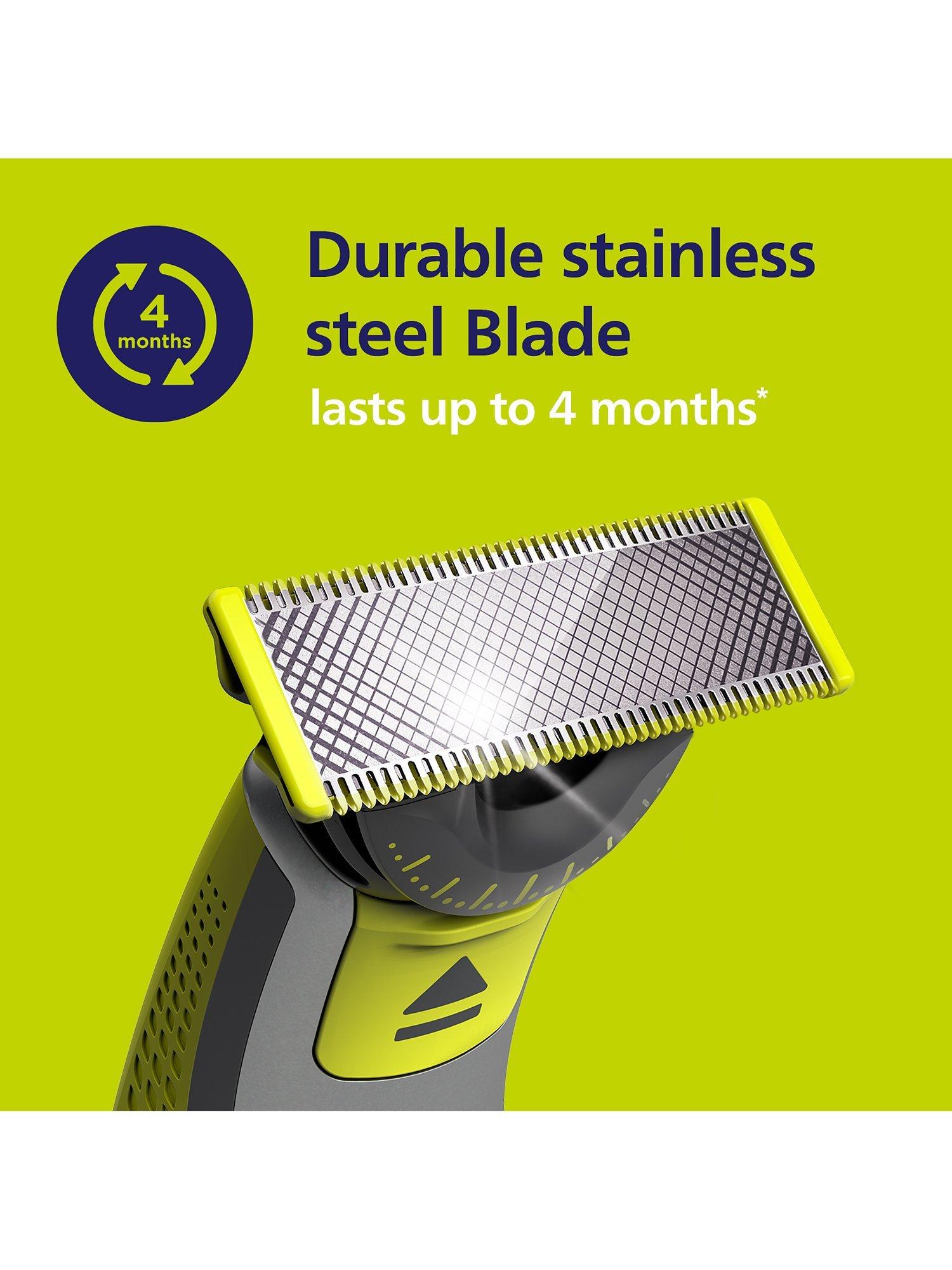 Product image 2 of 8, which shows Philips QP430/50 OneBlade 360 Replacement Blades for Face, Pack of 3, Multi