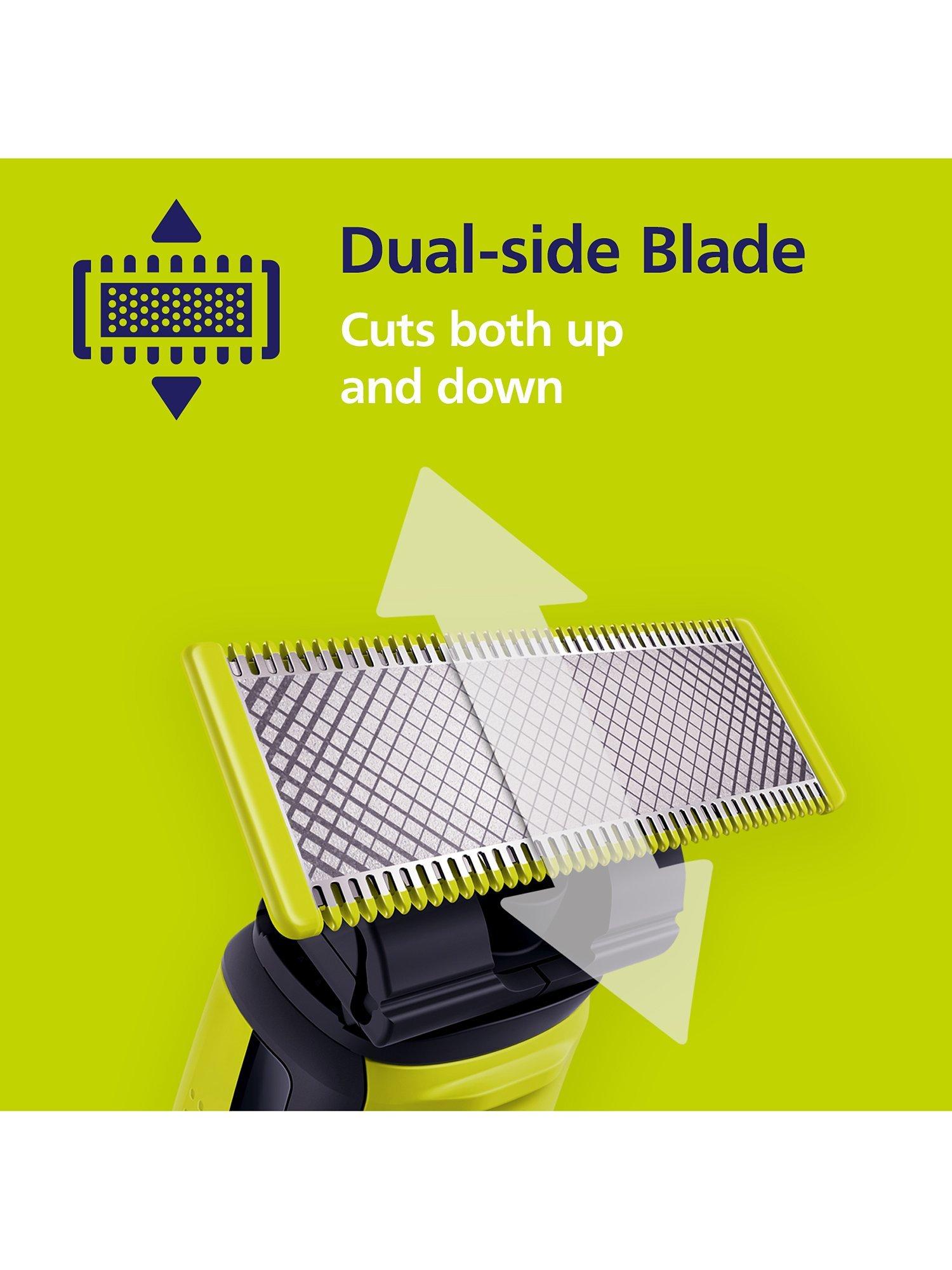 Product image 7 of 8, which shows Philips QP430/50 OneBlade 360 Replacement Blades for Face, Pack of 3, Multi
