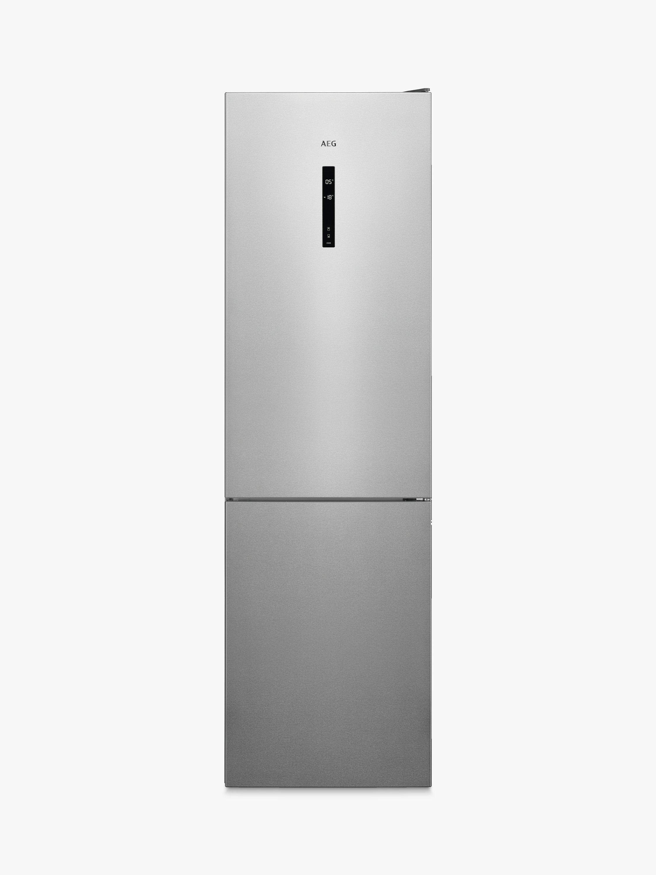 AEG RCB736E3MX Freestanding 60/40 Fridge Freezer, Stainless Steel