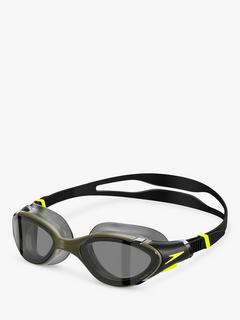 Speedo Biofuse 2.0 Swimming Goggles, Green/Hyper/Smoke