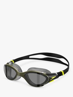 Speedo Biofuse 2.0 Swimming Goggles, Green/Hyper/Smoke