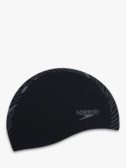Speedo Boom Endurance+ Cap, Black/ Charcoal