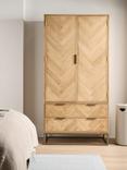 John Lewis Estate Double Wardrobe, Oak