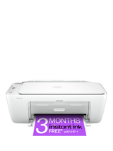 HP Deskjet 2810e All-in-One Wireless Printer, HP+ Enabled & HP Instant Ink Compatible, White