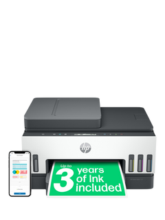 HP Smart Tank 7305 All-in-One Wireless Printer, Light Basalt