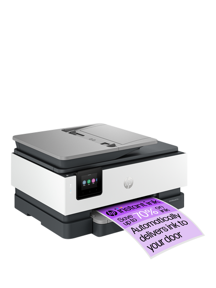 HP OfficeJet Pro 8122e All-in-One Wireless Printer with Touch Screen, HP+ Enabled & HP Instant Ink Compatible, Light Cement - view 2, Light Cement